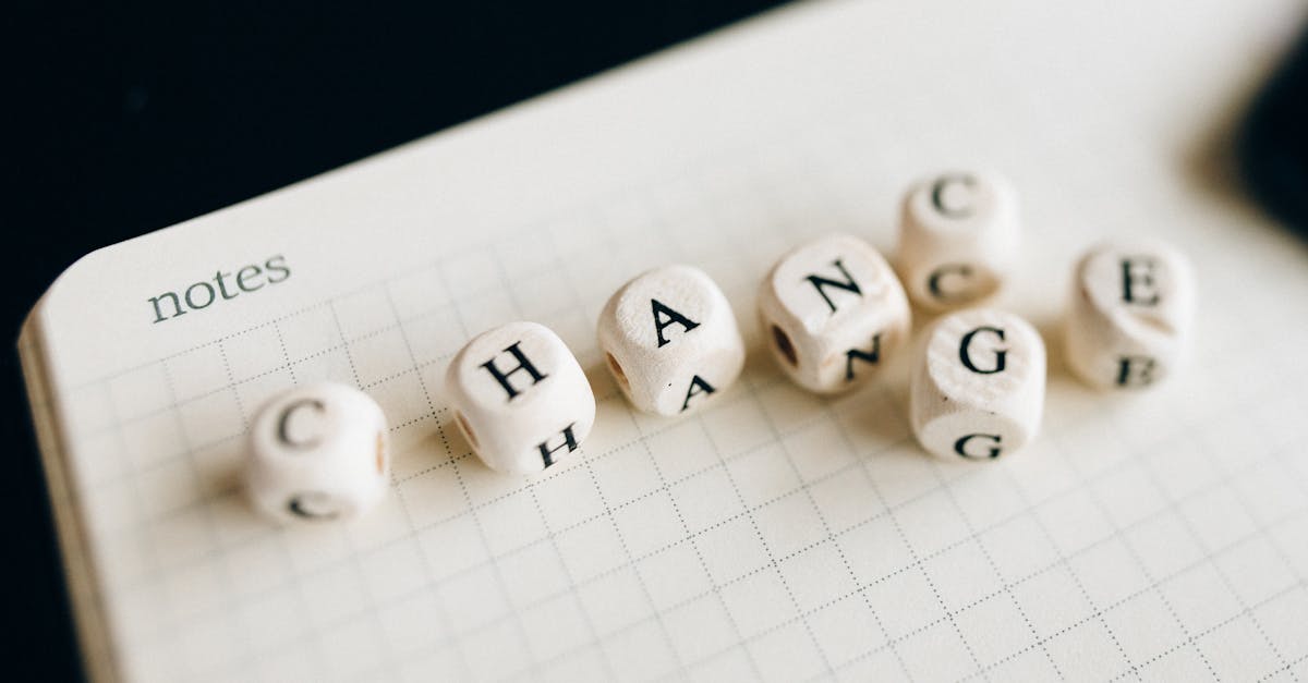 découvrez comment le changement peut transformer votre vie et votre environnement. apprenez à embrasser le changement et à le gérer efficacement pour atteindre vos objectifs personnels et professionnels.